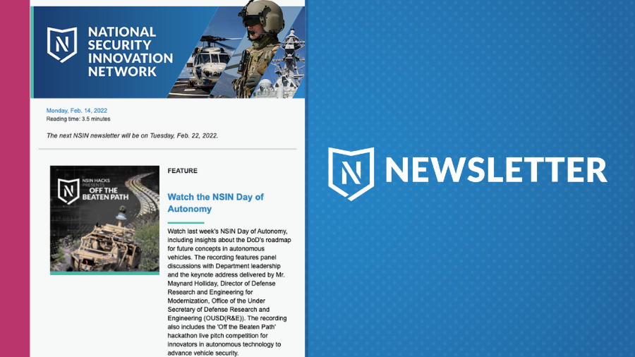 NSIN Newsletter Feb. 14, 2022